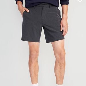 Navy blue size 34 stretch tech quick dry shorts